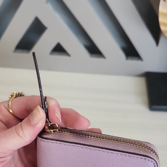 Kate Spade Lavender Zip Wallet - Picture 9 of 13